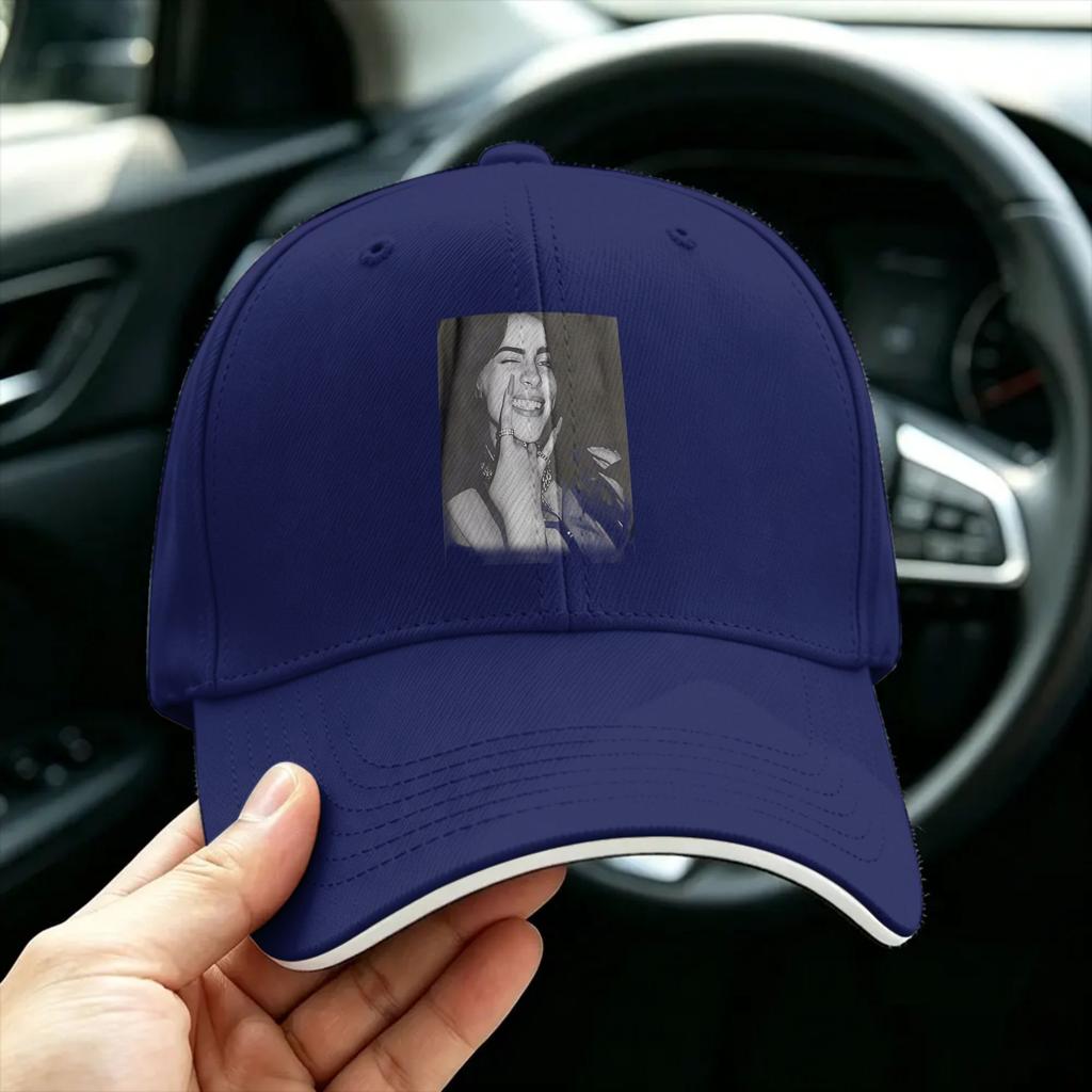 Summer Casual Baseball Cap Singer BBillie Eilish Portrait Outdoor Gym Trucker Hat For Couple Women Hot Sale yk Baseball Caps