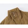 FORN3 Men's Winter Cotton Pilot Jacket with Stand Collar, American Retro Style, N1705