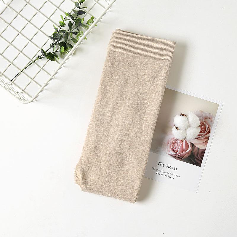 Hochtaillierte, dick gefütterte Samt-Leggings & Strumpfhosen für große Frauen für Herbst/Winter