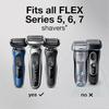 Replacement Head EasyClick for Braun Series 5, 6,7 Electric Shaver 5035s,5049cs,6040cs,6072cc,6090cc,7025s,7027cs,7089cc