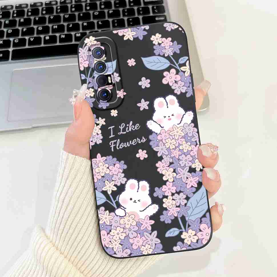 New Design Case For Oppo Reno3 Pro 5G CPH2009 Protective Silicone Soft TPU For Oppo Reno 3 Reno3 Pro 5G Phone Cover Shell Case