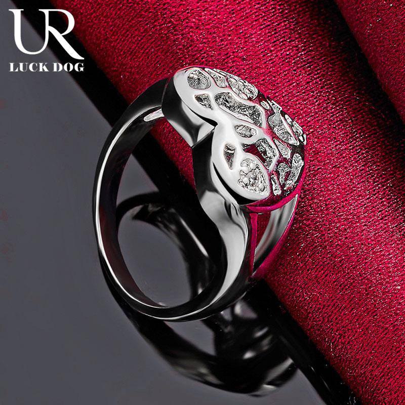 925 Sterling Silver AAA Zircon Heart-shaped Ring Fashion Jewelry Wedding Jewelry