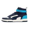 Puma Rbd Game High-Top Sneakers Unisex Sneakers Blue White 385839-15