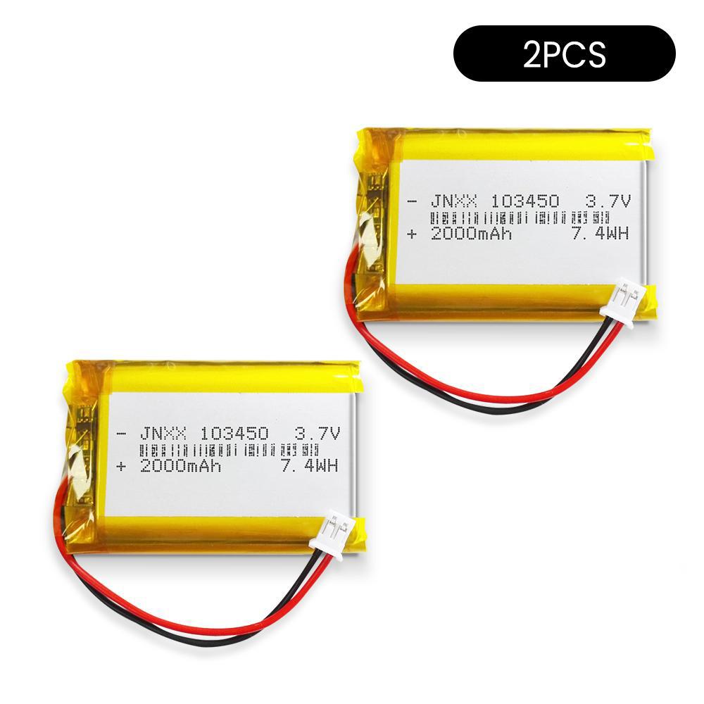 Rechargeable 3.7V 2000mAh Li-Po Battery 103450 Lithium Polymer Battery Li-Po Li Ion Lipo Cells For GPS MP3 MP4 Driving Recorde