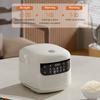 2L Rice Cooker Heating Lunch Coating Pot Cookware Slowcooker with  Fast Heating Steamer 24H Timer 8H Warming Function for Travel