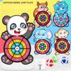 1SET Children's Target Throwing Dart Board Sticky Ball Self-adhesive Disc Set Indoor and Outdoor Parent-child Interactive Dart Toy