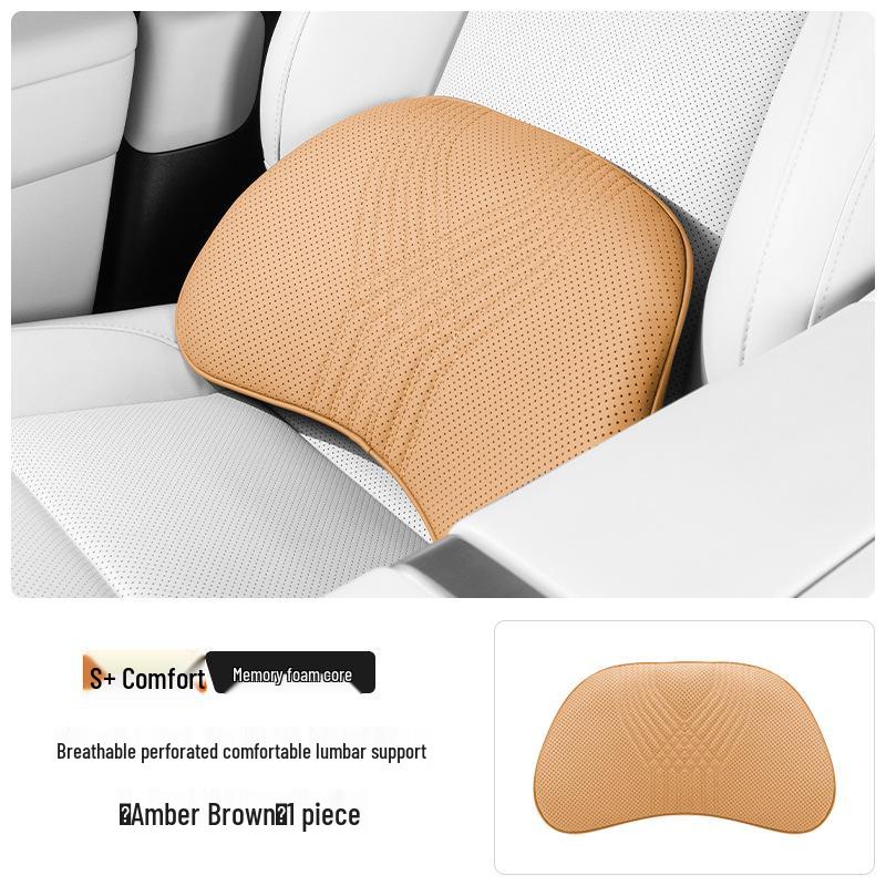 Zeekr 007/001 Car Headrest: Lumbar & Neck Support Pillow - All-Season Breathable Interior Decor