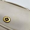 [Pre-Owned] White Leather Crossbody Bag - Good #1NDP2CG