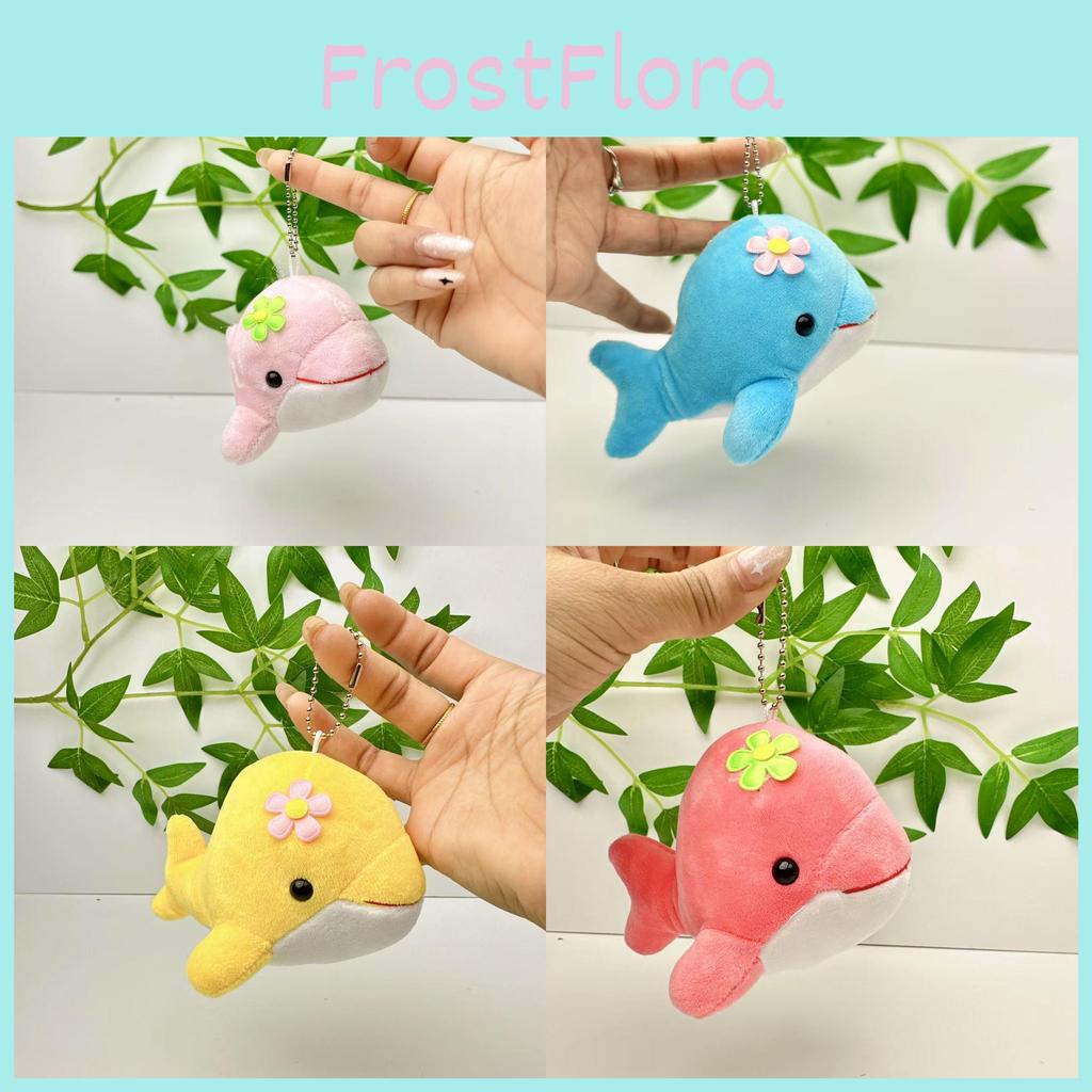 Cartoon Dolphin Plush Doll With Pp Cotton Filling For Birthday Gifts And Decor