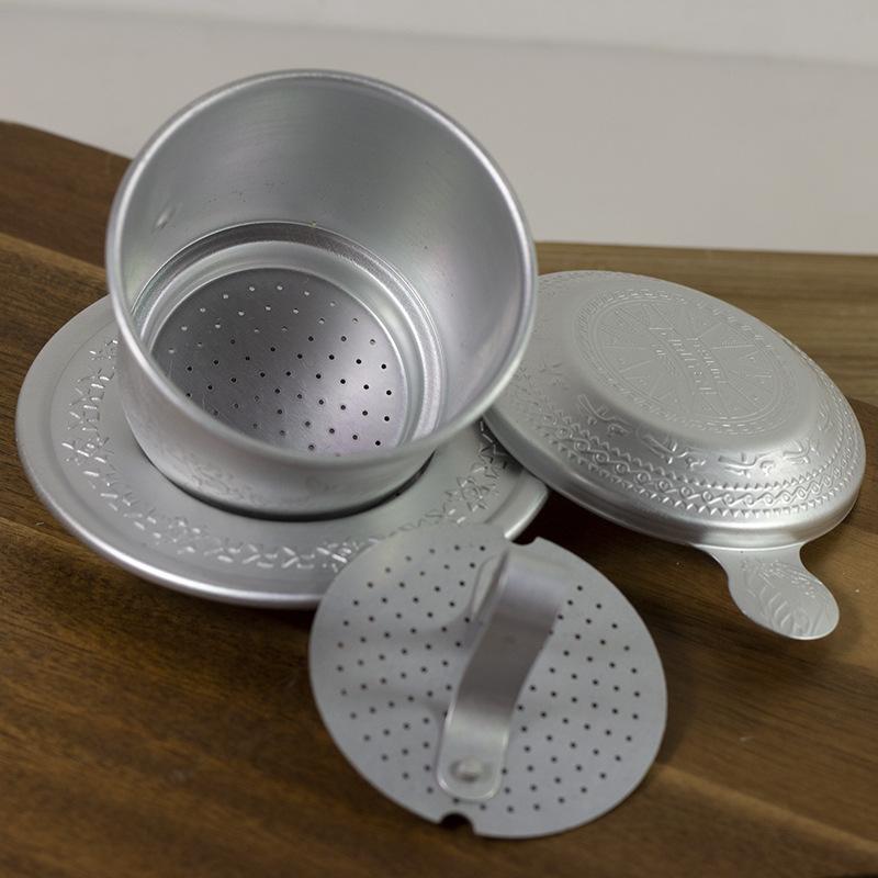 1 Zestaw Przenośny Drip do Kawy Wietnamski Filtr do Kawy Kompaktowe Akcesoria do Kawy Aluminiowe Akcesoria do Kawy Dla Miłośników Unikalny