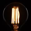 OHM Electric LED Light Bulb, Filament Edison Bulb, Small Round Bulb, E17 Base, Equivalent To 40W, Warm White, LDA4L-E17 C6LBG5 06-3888