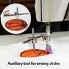 Circle Guide Attachment for Sewing Machine Projects, Metal Marking Rod Set for Round Line Work, Fabric Control, Pattern Tracing, and Sewing Use