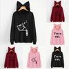 Streetwear Hoodie For Women With Letter Pattern And Cotton Blend For Casual Fall Fashion