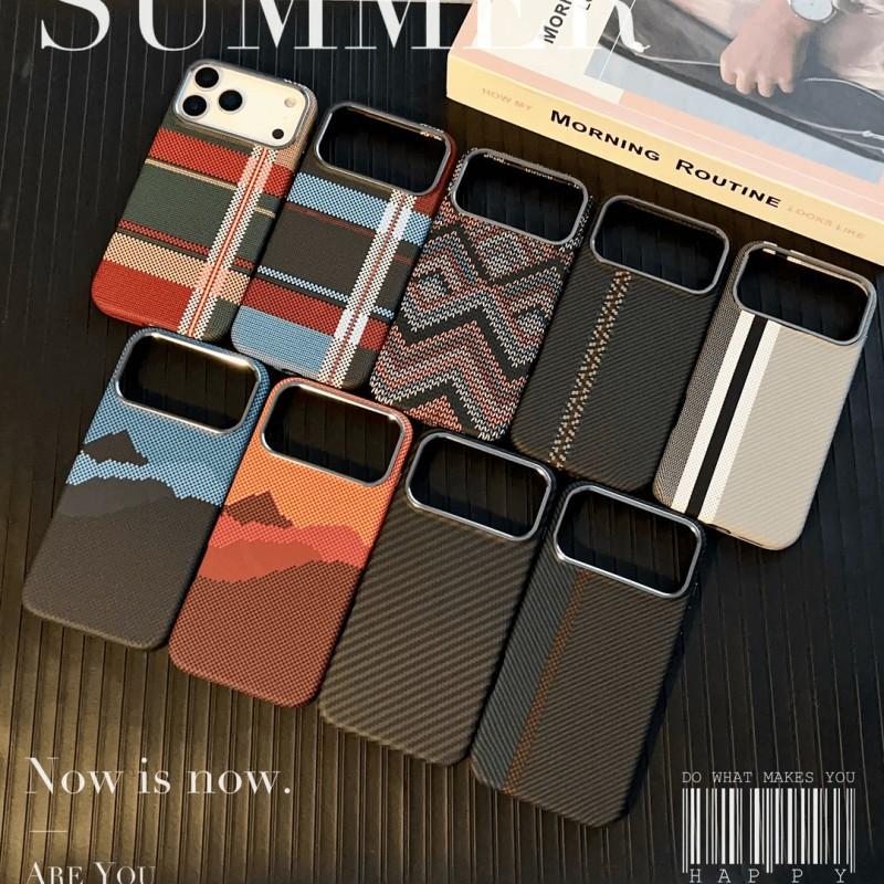 IPhone 17 PROMAX Mountain River Kevlar Magnetic Phone Case Suitable Apple 16PM Premium Protective Cover