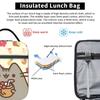 Funny Kawaii Insulated Lunch Bags Thermal Bag Reusable,Meal Container P-Pusheencats Portable Tote Lunch Box Bento Pouch School