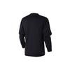 adidas Printed Logo Crewneck Long Sleeve T-Shirt Men Tops Black DU1037
