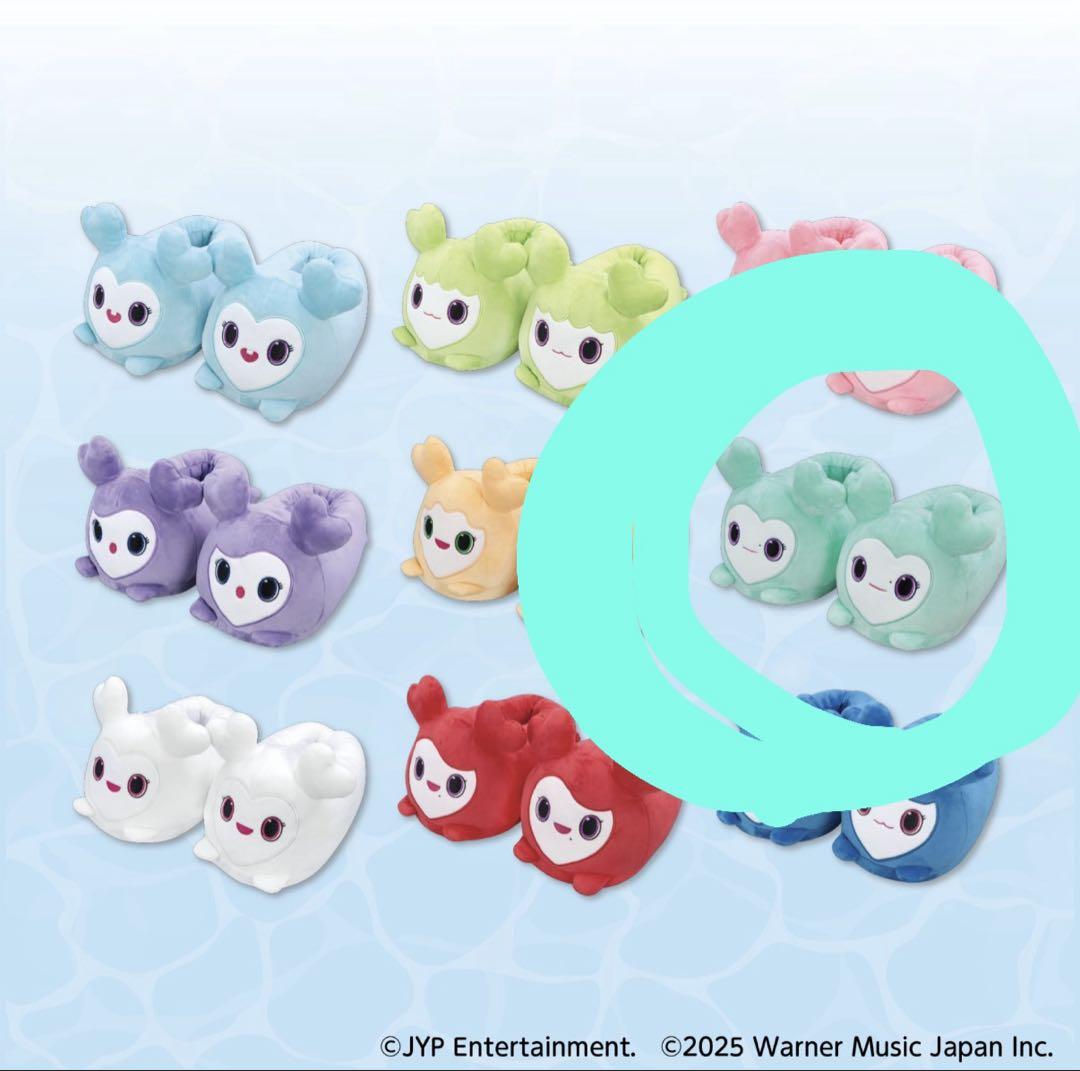 

[Б/У] Плюшевые тапочки GIGO x TWICE (Мина)