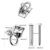 360 Degrees  Rotate Swing Hangers Suspension Hooks Kit Stainless Steel Hammock Fixed Accessories for Indoor Outdoor