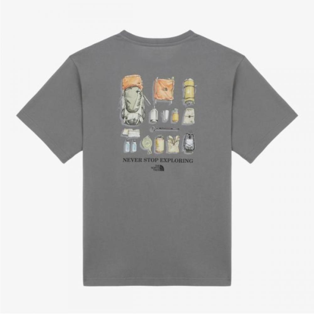 

The NorTh Face Men S Camp Vibe ShorT Sleeve T ShirT nT7ur07d GRAY/085(XS)