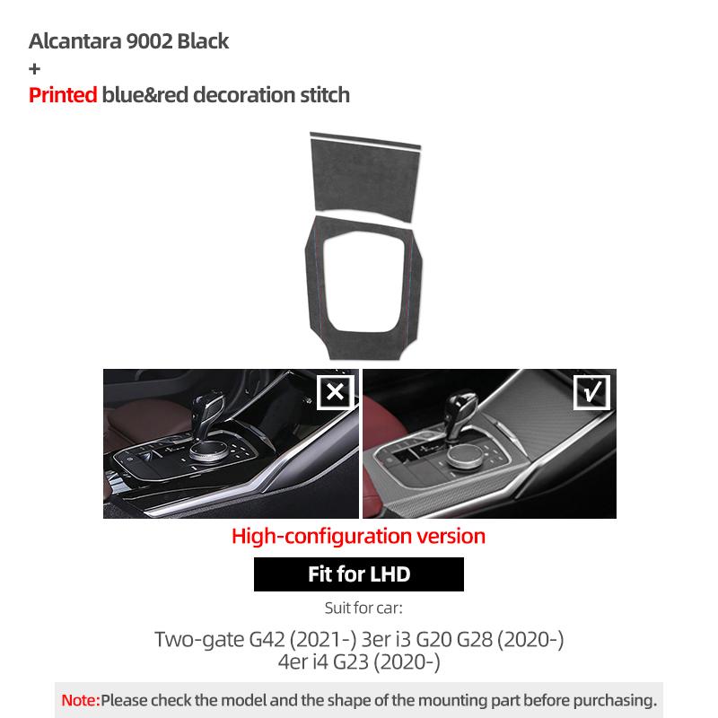 for BMW G20 G28 G23 G42 320i 325i 330i 3 4 Series Center Console Gear Shift Panel Cover Trim Stickers Car Interior Accessories