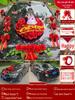 2024 Complete Wedding Car Decoration Set with Suction Cup Attachment