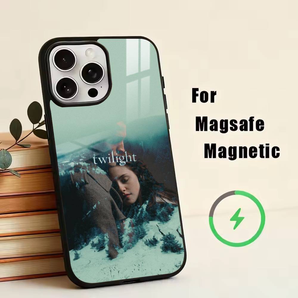 T-Twilight Saga Edward  Phone Case For iPhone17,16,15,14,13,12,11 Plus,Pro Magnetic with Magsafe Wireless Charging