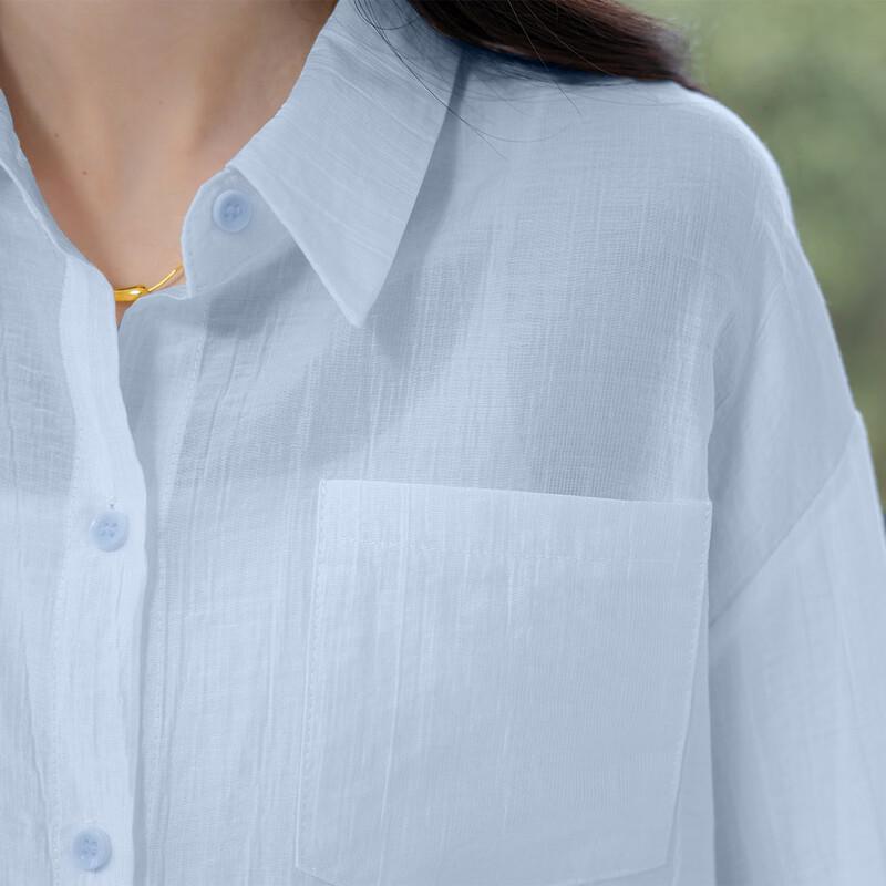 MOKANA Women's Elegant Lightweight Long Sleeve Shirt