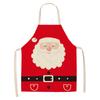 Linen Merry Christmas Apron Christmas Decorations for Home Kitchen Accessories 2025 Christmas Natal Navidad 2025 New Year Gifts