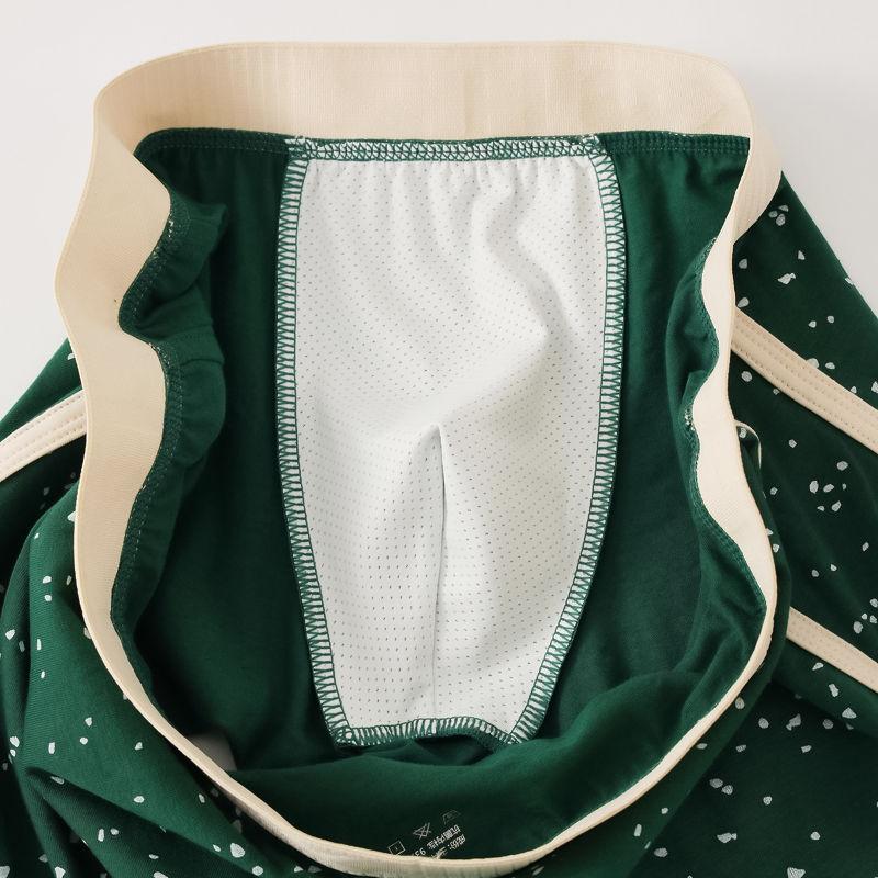 Herrenhöschen Baumwolle Herrenunterwäsche Boxer Atmungsaktive Herrenboxer Bedruckte Unterhosen Bequeme Shorts Herrenunterwäsche