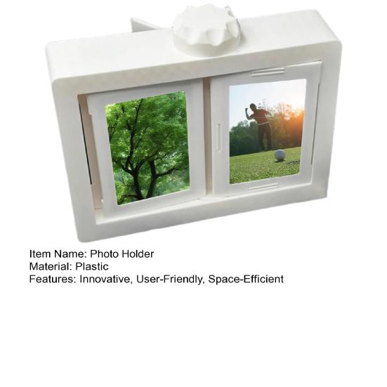 Otočný držák na fotografie Stolní album na fotografie s otáčením stránek Držák na 12 karet Otáčejte a listujte stránkami Držák na fotografie Narozeninový dárek pro přátele Rodinu