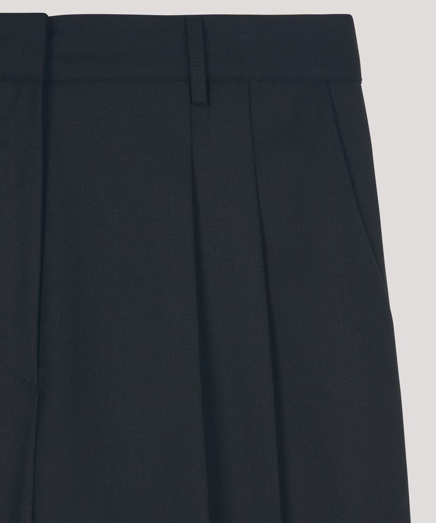 Deolil Spring Wool Slacks_Black