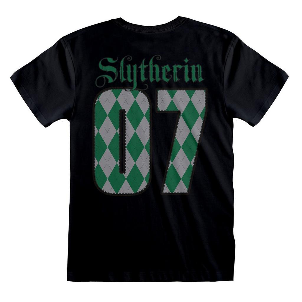 HARRY POTTER Unisex Adult Quidditch Slytherin Short-Sleeved T-Shirt