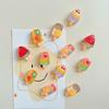 Funny Fruit Ice Cream Shape Fridge Magnets Refrigerator Magnetic Sticker For Photos Note Decorative Kitchen Accessories