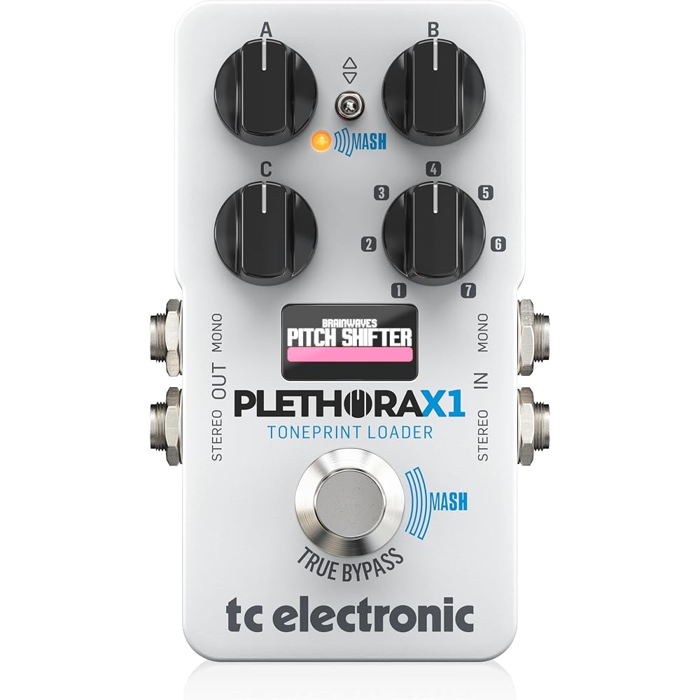 TC Electronic PLETHORA X1 Compact Multi-Effects Pedal Guitar Effects Processor