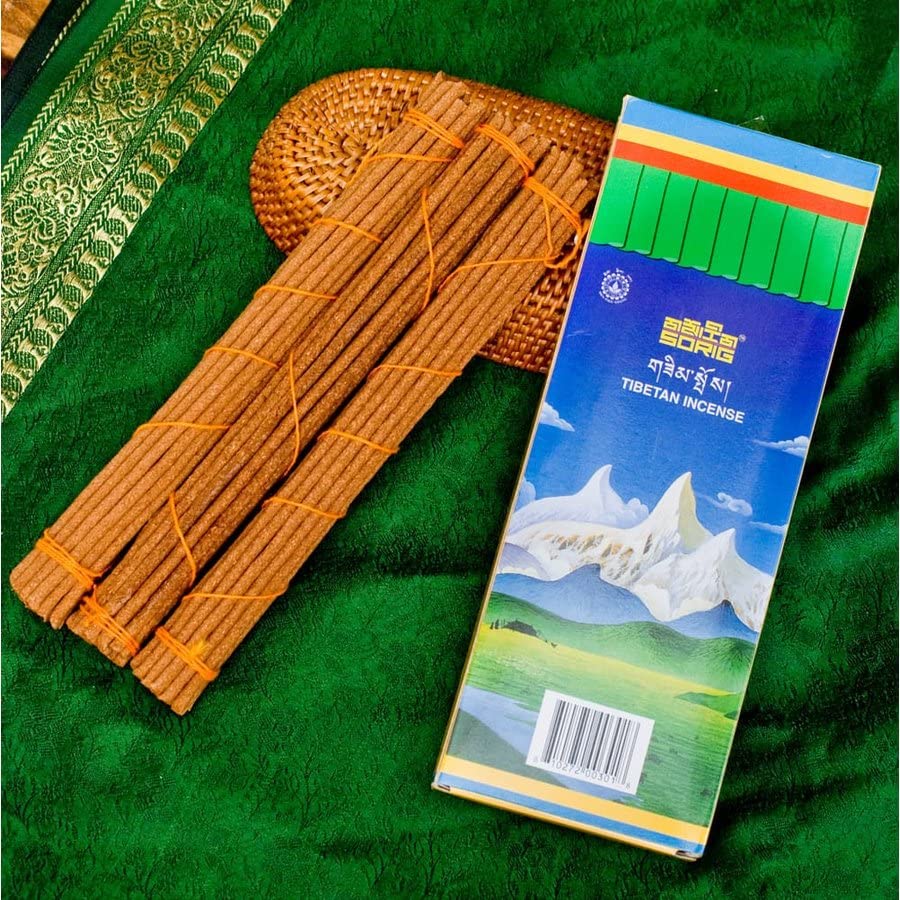 Men-Tsee-Khang/Men-Tsee-Khang Incense - Value Pack Triple SORIG Tibetan Incense Big, Approx. 20 Sticks X 3 Bundles