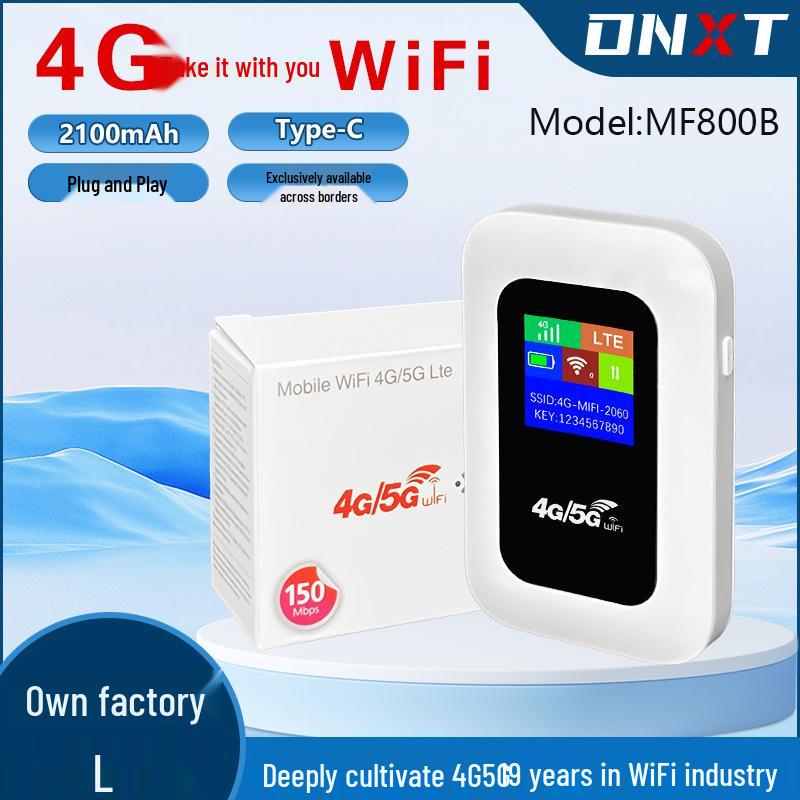 Portable 4G MiFi Router with Type-C Port