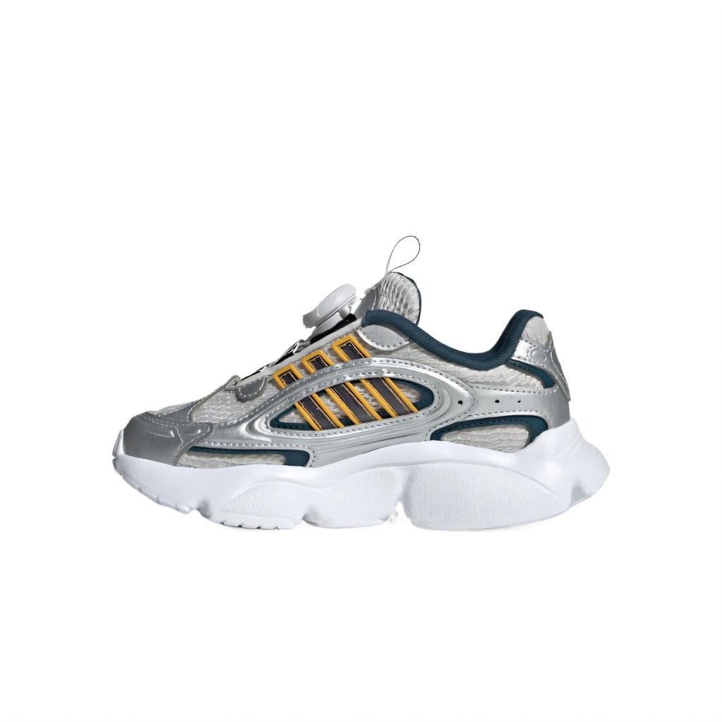 Adidas Originals Ozmillen Mesh Boa Classic Comfortable Simple Versatile Breathable Low Top Kids Running Shoes Kids Running Shoes Soft-Yellow JR8366