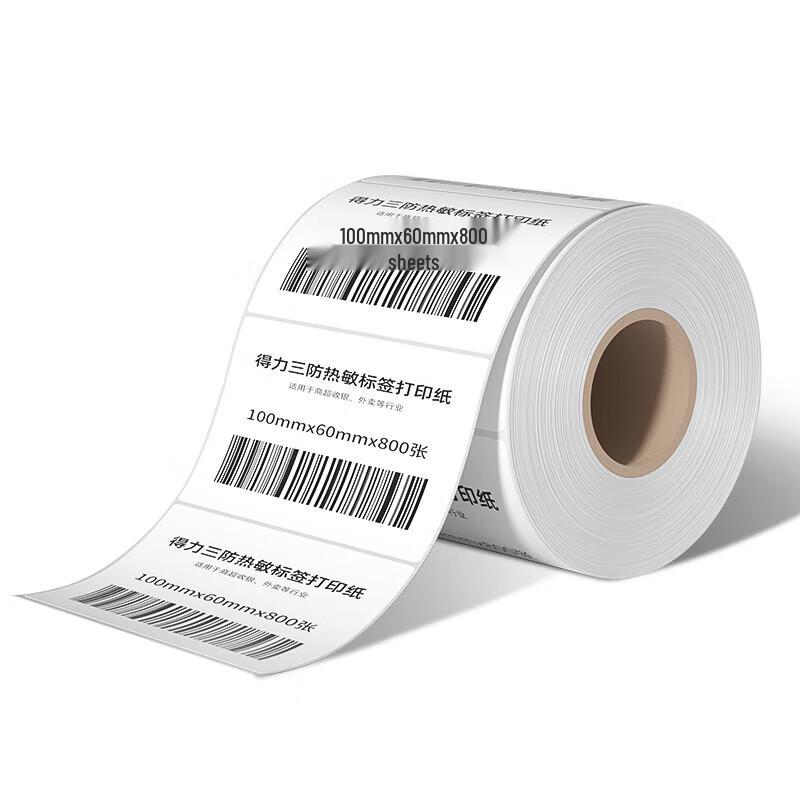 Deli 100x60mm Three-Proof Thermal Labels