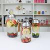 Ergonomic Handle Mason Jar Lids Leakproof Pour Spout Lid Wide Mouth Jar Cover  Brewing Fermenting