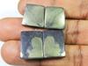 Natural Appach Gold Pyrite 2Matching Pair Octagon Cabochon Gemstone 15-18MM SK-2146