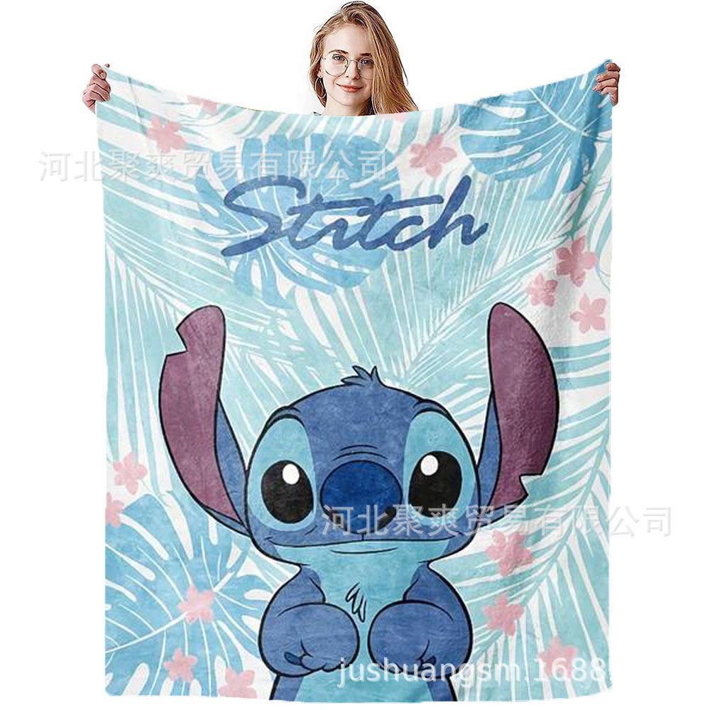 Stitch Flannel Blanket Star Baby Blanket Air Conditioning Blanket Nap Blanket Flannel Blanket Cross Border