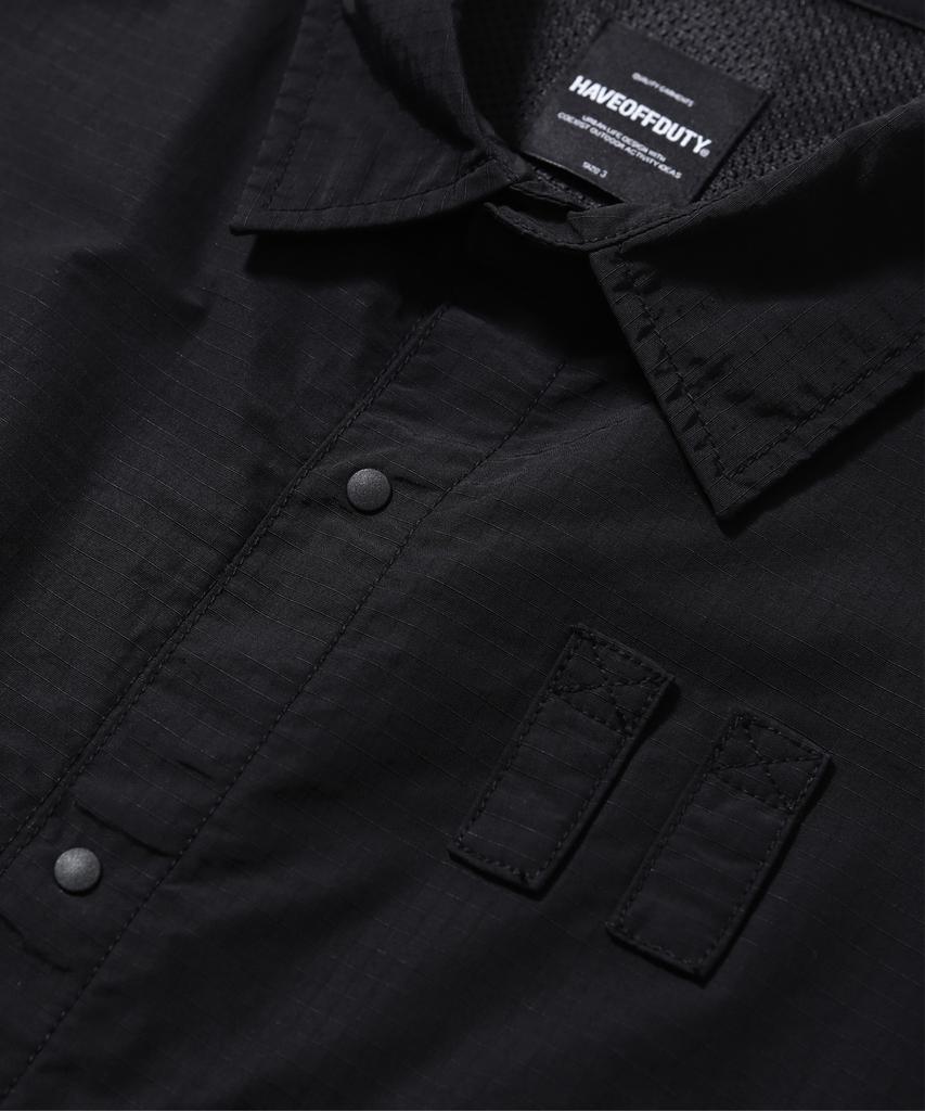 Haebeuopeudyuti Ripstop Hiker Half Sleeve Shirt (Black)