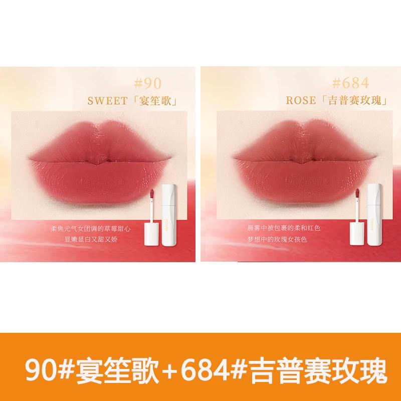 Brand Fall and Winter Non-Fading Matte Finish White Lipstick