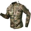 Men Women Tactical Camo Jacket Lightweight Waterproof Windproof Outdoor Ski Hiking Shell Coat With Fleece Lining