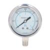 Pressure Gauge 1 4 NPT Accuracy Level 2.5 Transparent Dial Vacuum Pressure Gauge with Stainless Steel Housing 0 To