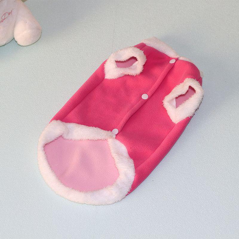 

Утолщенный флисовый жилет для маленьких кошек и собак - Теплый, защита от холода для осени/зимы XL Chest 50cm for 13-18 lbs