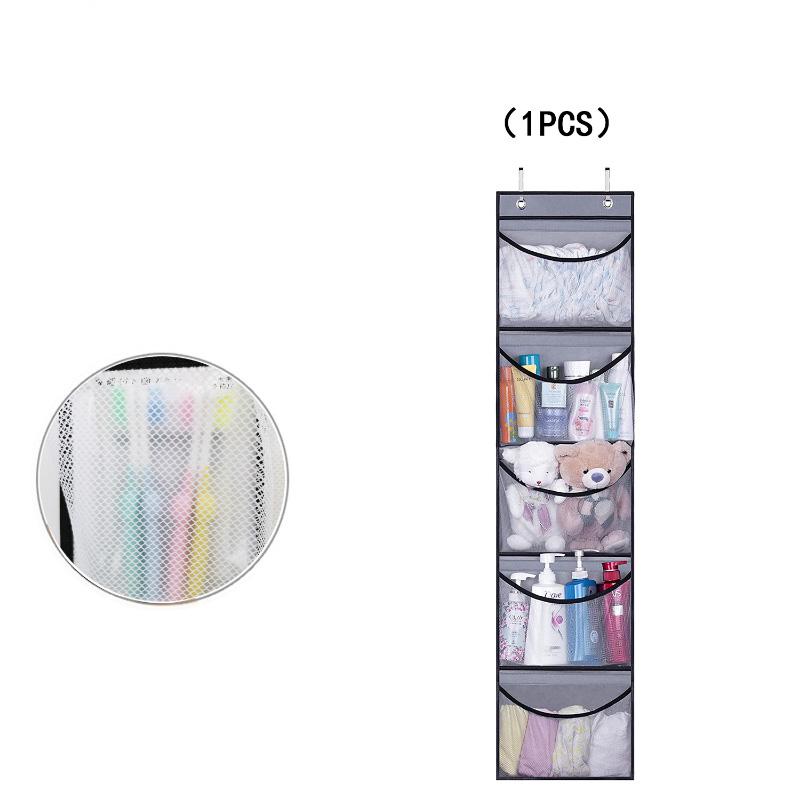 

5 сетчатых карманов, органайзер для хранения нижнего белья, большой нетканый мешок для хранения, подвесной органайзер для обуви на заднюю дверь
