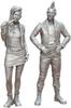 Mantis Miniatures Figurenserie Modern Punk Männlich und Weiblich Set Harzbausatz Man35198 1/35 (2 Figuren) (Person)