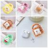 Plush Crochet Mini Knitted Handbag Sandwich Portable Coin Purse Headset Charging Box