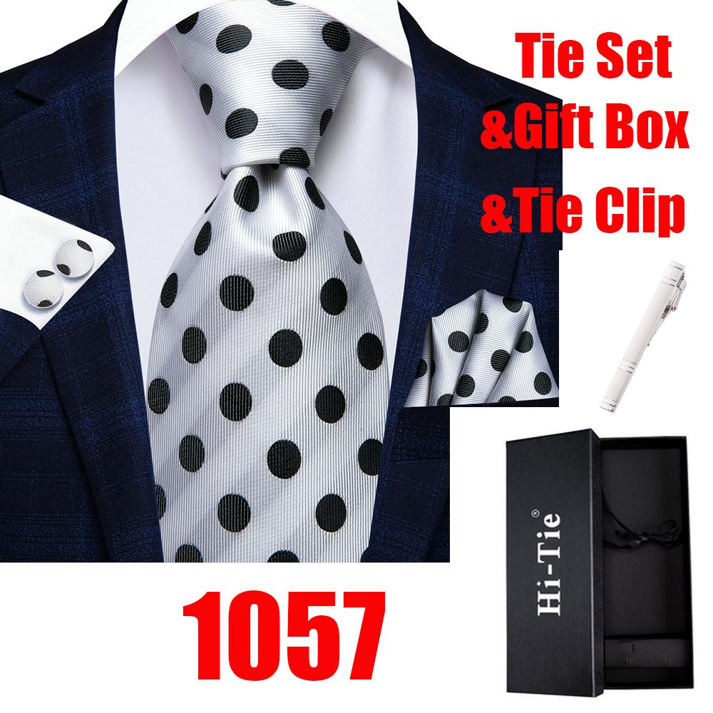 Hi-Tie 20 Stile, modische Herren-Krawatte, Paisley-Krawatte, Taschentuch, Manschettenknöpfe, Geschenkbox
